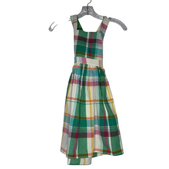 Reiss Matilda Jr. Crossback Madras Plaid Dress size 4-5yrs NWT! - Picture 4 of 9